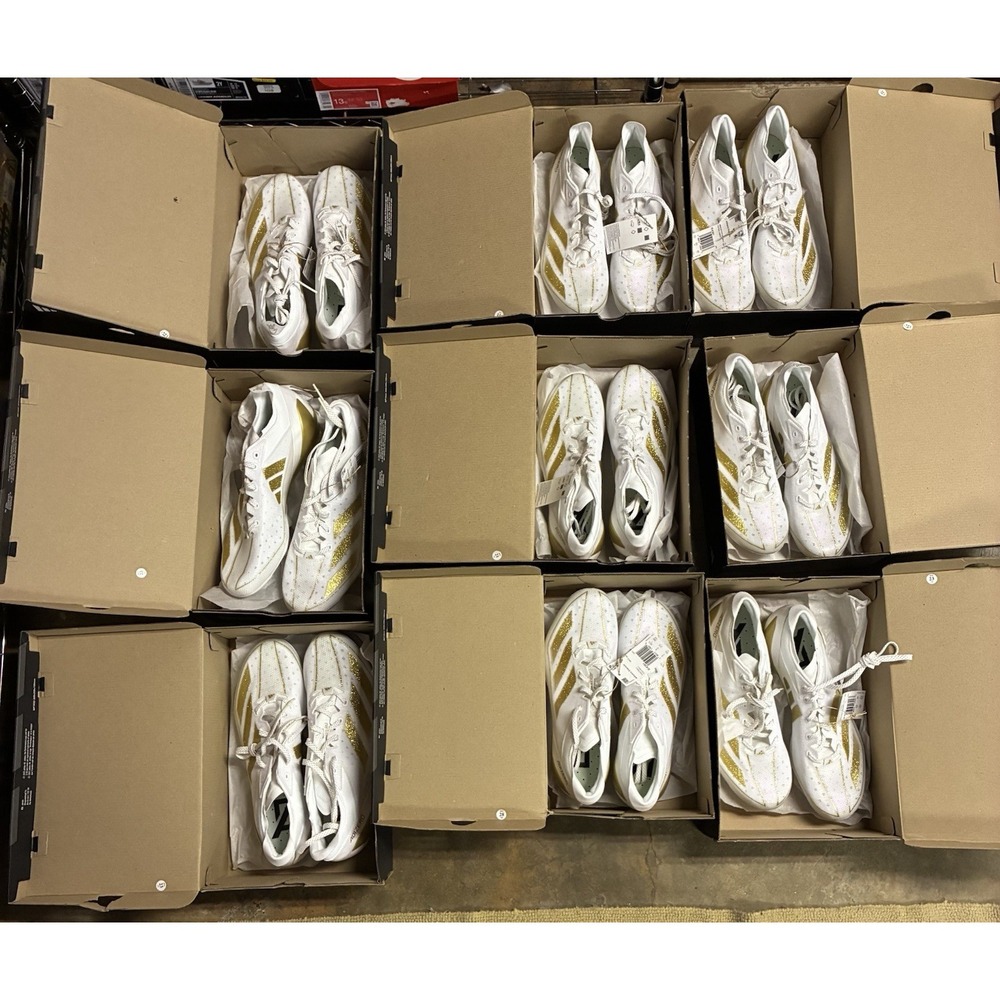 Adidas Adizero Electric Football Cleats Lot of 9